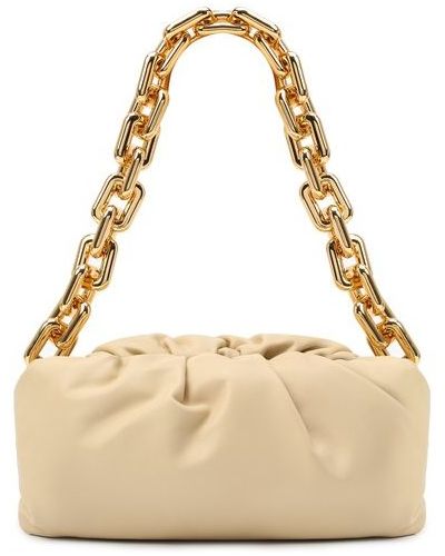 Сумка Chain Pouch Bottega Veneta - Бежевый