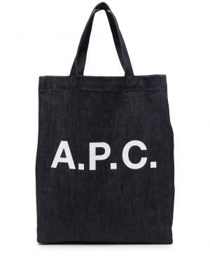 Shopping bag A.p.c. blå