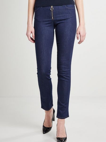 Jeansy skinny slim fit Armani Jeans niebieskie