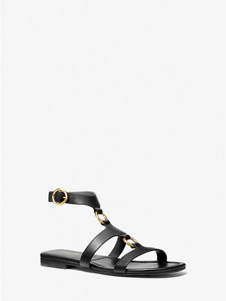 Кожаные сандалии Michael Kors Collection черные