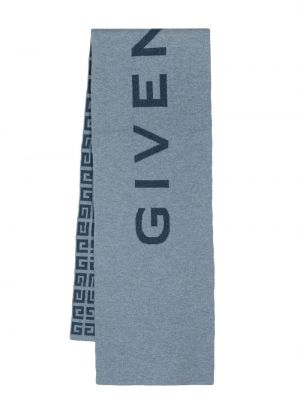 Двустранен шал Givenchy синьо