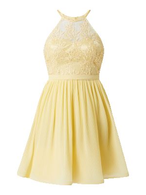 Sukienka koktajlowa V.m. żółta