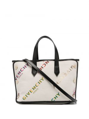 Trykt shoppingbag Givenchy hvit