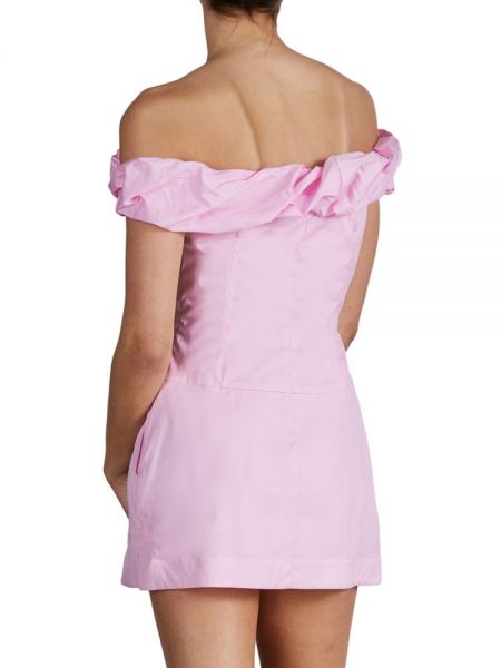 Хлопковое платье Bondi Born розовое