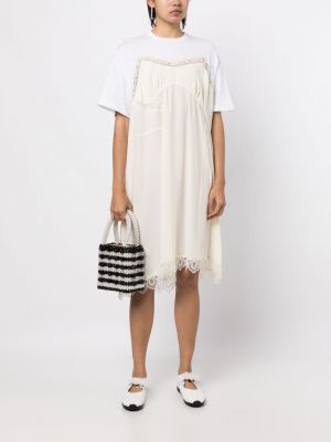 Krajkové šaty Simone Rocha bílé
