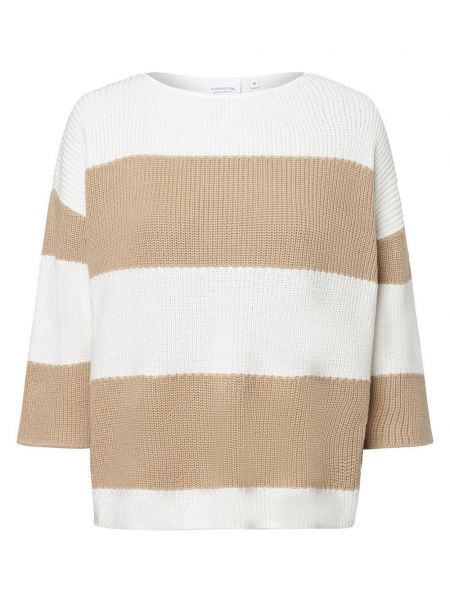 Sweter bawełniany w paski Comma Casual Identity