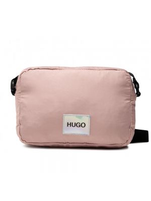 Różowa torba na ramię Hugo Boss