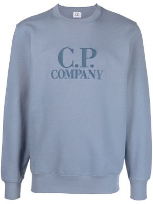 Brodert sweatshirt C.p. Company blå