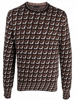 Жакардов пуловер Prada