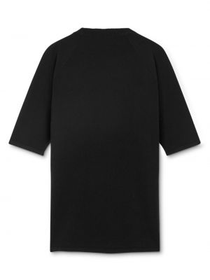 Mežģīņu t-krekls Versace melns
