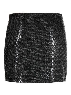 Mini sukně se síťovinou Manning Cartell černé
