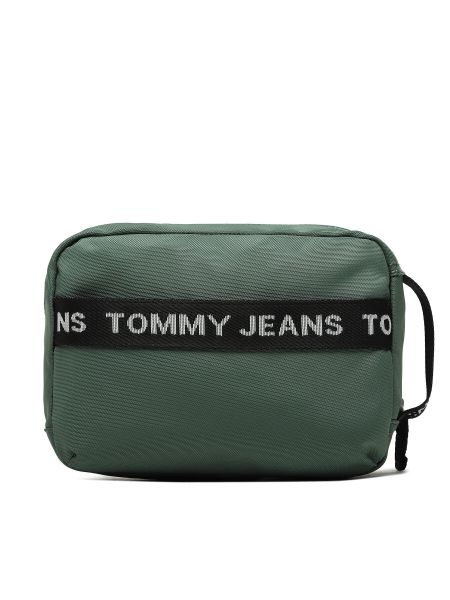 Найлонови чанта Tommy Jeans зелено