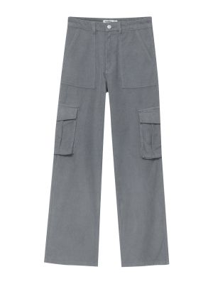 Pantalon cargo Pull&bear gris