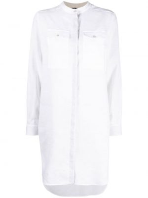Ленена риза Kiton бяло