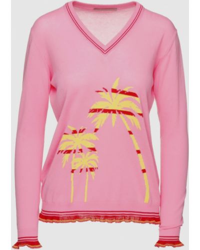 Розовый пуловер Ermanno Scervino