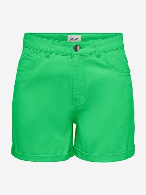 Džínsové šortky Only zelená