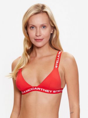 Bikini con motivo a stelle con motivo a stelle Stella Mccartney rosso