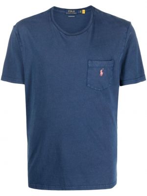 Brodert t-skjorte Polo Ralph Lauren blå