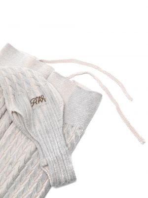 Vlněné ponožky z merino vlny Paloma Wool šedé