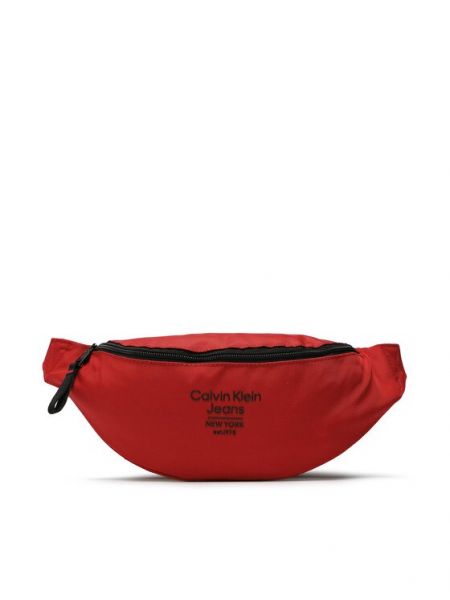 Sportovní taška Calvin Klein Jeans červená