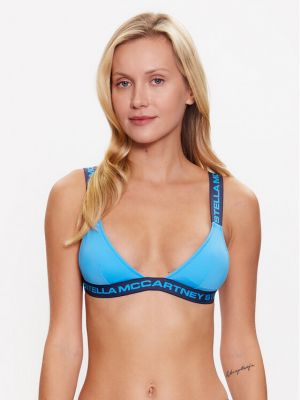 Bikini con motivo a stelle Stella Mccartney blu