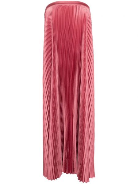 Kleid mit plisseefalten L'idee pink