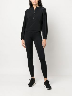 Długa bluza na zamek Calvin Klein czarna