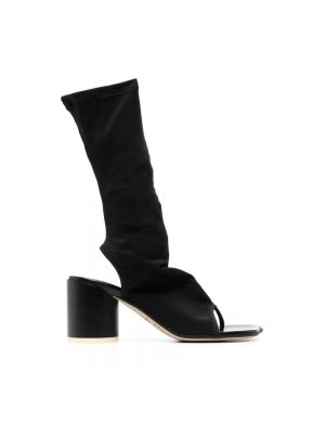 Czarne sandały wsuwane Mm6 Maison Margiela