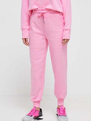 Рожеві однотонні спортивні штани Adidas By Stella Mccartney