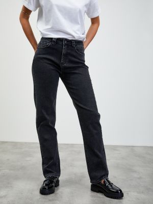 Priliehavé džínsy s rovným strihom Zoot.lab čierna
