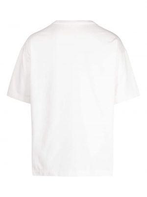 Siuvinėtas marškinėliai Ymc balta