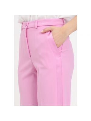 Pantalones rectos Vicolo rosa