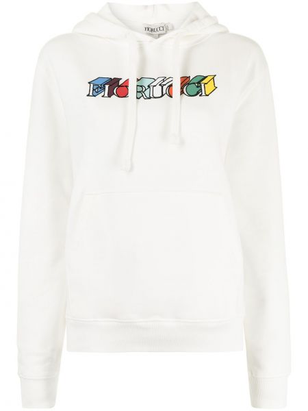 Sudadera con capucha Fiorucci blanco