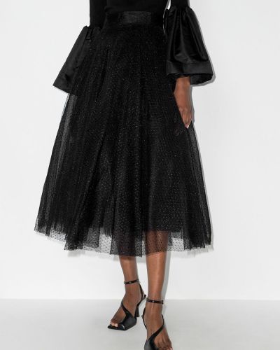 Falda de tul plisada Anouki negro