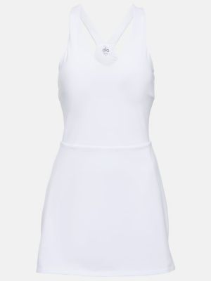 Спортна рокля Alo Yoga бяло