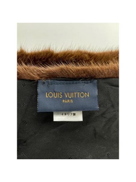 Estola de pelo retro Louis Vuitton Vintage marrón
