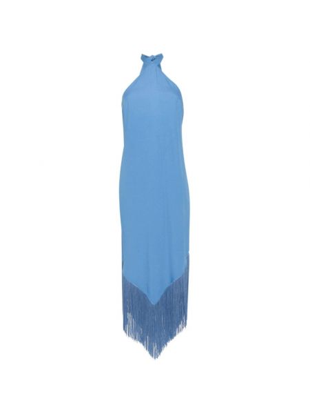 Sukienka długa Taller Marmo niebieska