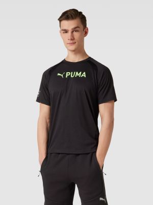 Koszulka z nadrukiem Puma czarna