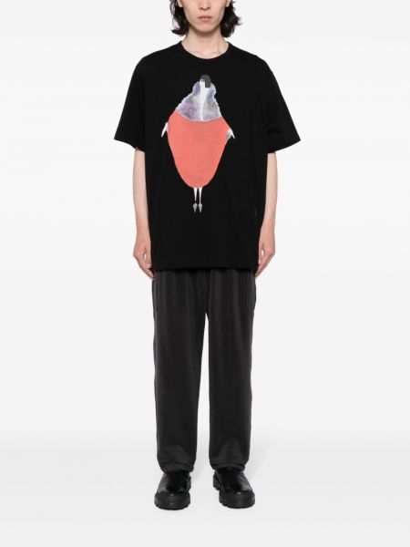T-krekls ar apdruku Yohji Yamamoto melns