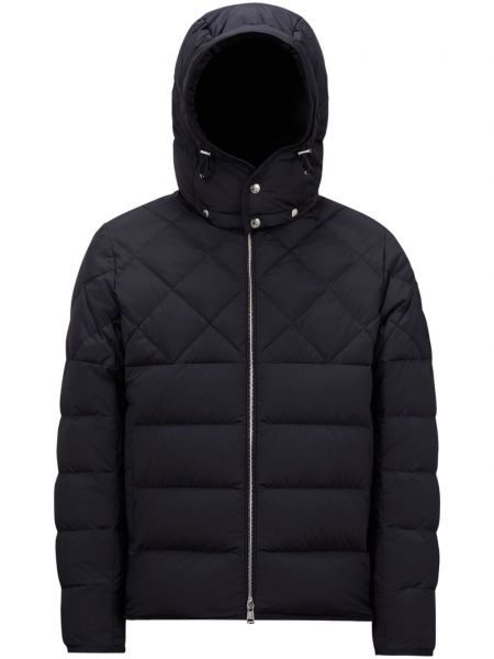 Kapitone ceket Moncler mavi