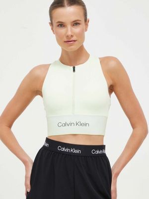 Спортен сутиен Calvin Klein Performance зелено