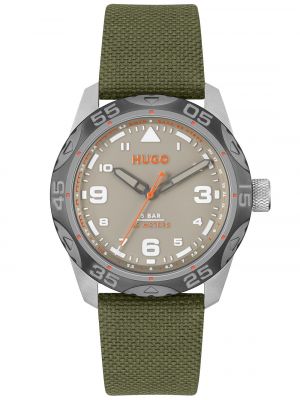 Нейлоновые часы Hugo зеленые