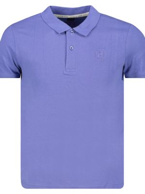 Поло тениска Ombre синьо