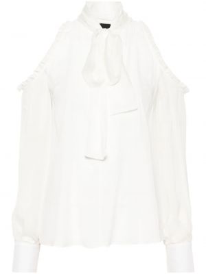 Bluza s mašnom Pinko bijela