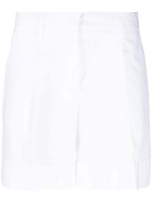 Плисирани памучни chino панталони P.a.r.o.s.h. бяло