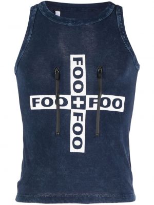 Camicia con stampa Foo And Foo blu