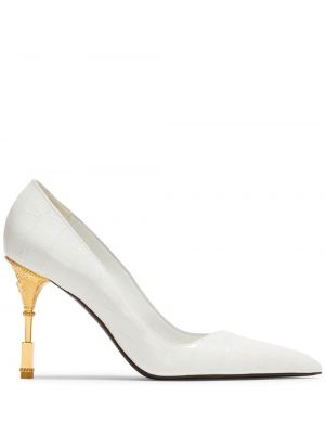 Полуотворени обувки Balmain бяло
