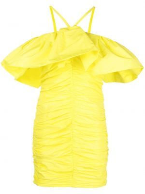 Mini šaty Msgm žluté