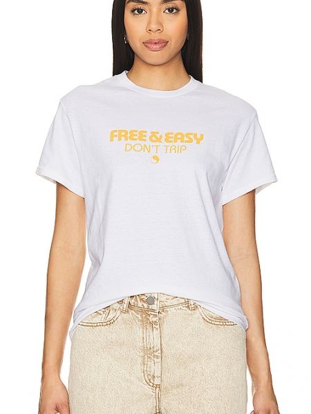 Camiseta Free & Easy blanco