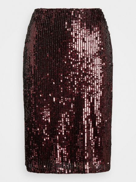 Bordowa spódnica ołówkowa Lauren Ralph Lauren
